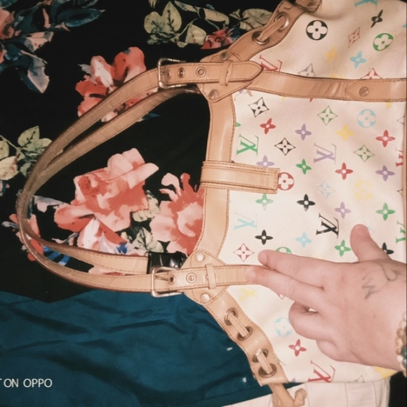 Louis Vuitton insignia multicoloured monogram vintage handbag - Picture 2 of 6